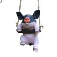 thumbnail image 1 of Pendentif de Paysage en Forme de Cochon Animal Statue Suspendue Figurines de Swing Simulation de Résine Décorations Extérieures, 1 of 10