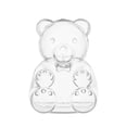 thumbnail image 4 of Gummy Bear Container, Clear Plastic Container Teddy Bear, Small Fillable Plastic Bear Containers for Valentine’s Day, Reusable Present Box for Candy, Party Favors & Festive Storage (12pcs Clear), 4 of 4