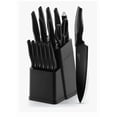thumbnail image 1 of Juego De Cuchillos De Cocina Acero Inoxidable Color Negro, 1 of 4