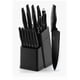 thumbnail image 1 of Juego De Cuchillos De Cocina Acero Inoxidable Color Negro, 1 of 4