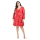 thumbnail image 5 of Vestido de Satin Envolvente Roman Fashion Tallas Extras 4351 Rojo 42, 5 of 6