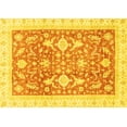 thumbnail image 1 of Ahgly Company Indoor Rectangle Oriental Yellow Traditional Area Rugs, 6' x 9', 1 of 4