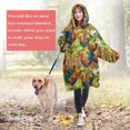 thumbnail image 4 of Wearable Oversized Blanket,Green Chicken Farm Pattern Wearable Blanket Hoodie for Adults,Cozy Hooded Blankets with Super Pockets,Super Warm Fuzzy Pullover for Women & Men, 4 of 6