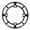 Black 32T 34T 36T, variant on Aluminum Alloy Mountain Bike Chainring Guard Crankset Protector