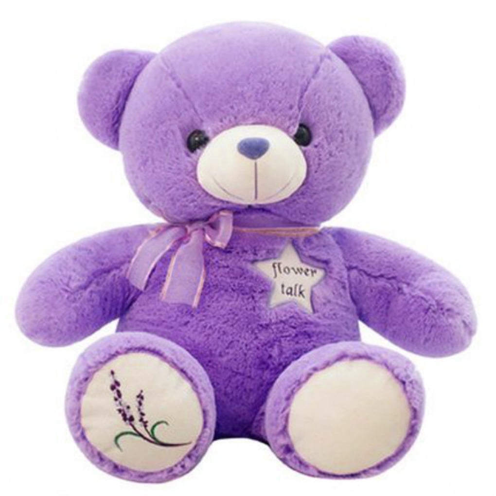Lavender Soft Plush Toy Bear Doll Purple Gifts Cartoon Animal PP Cotton Birthday Holiday