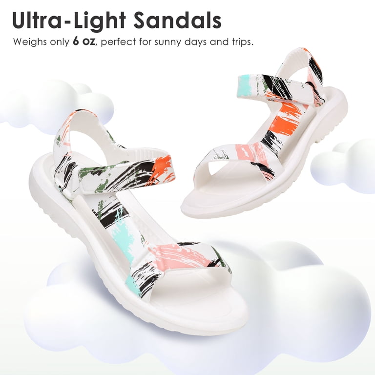 Platte Sandalen Dames anklin Dfsh407001 Bruin