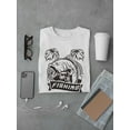 thumbnail image 3 of Fishing And Palms Logo T-Shirt Men -Image by Shutterstock, Male Medium, 3 of 4