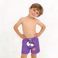 thumbnail image 6 of LIBRCLO Teens Swim Trunks Boys Quick Dry Shorts Boys Swim Trunks Fashion Prints Summer Beach Swimming Shorts Bathing Suits Size 14-15Years Purple, 6 of 7