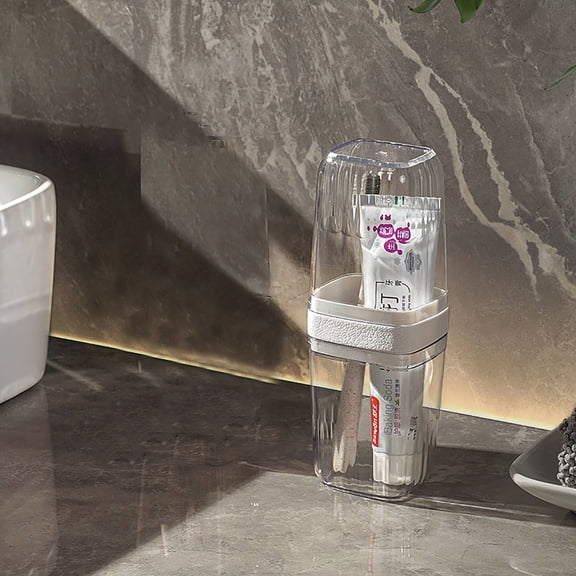Travel Toothbrush Holder, Portable Oral Care Kit, Leak-Proof Design, Compact Storage, Bathroom and On-The-Go Organization