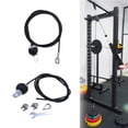 thumbnail image 1 of 2 Unidades 5mm 2m Fitness DIY Polea Cable Sistema de cuerda para bíceps Volver Inicio Gimnasio DYNWAVEMX Cable de polea de bricolaje de fitness, 1 of 8