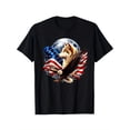 thumbnail image 2 of INDIGENOUS RED Palm Black Cotton T-shirt Men's 220g Tee For Adult, Men, Women, Teen, Teenager, Adolescent, Youth, 2 of 7