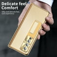 thumbnail image 2 of K-Lion for Samsung Galaxy Z Fold 4 Full Body Case, Built-in Tempered Glass Screen Protector Lens Film Plating Hinges Pen Solt Kickstand Shockproof Case for Samsung Z Fold 4,Gold, 2 of 7