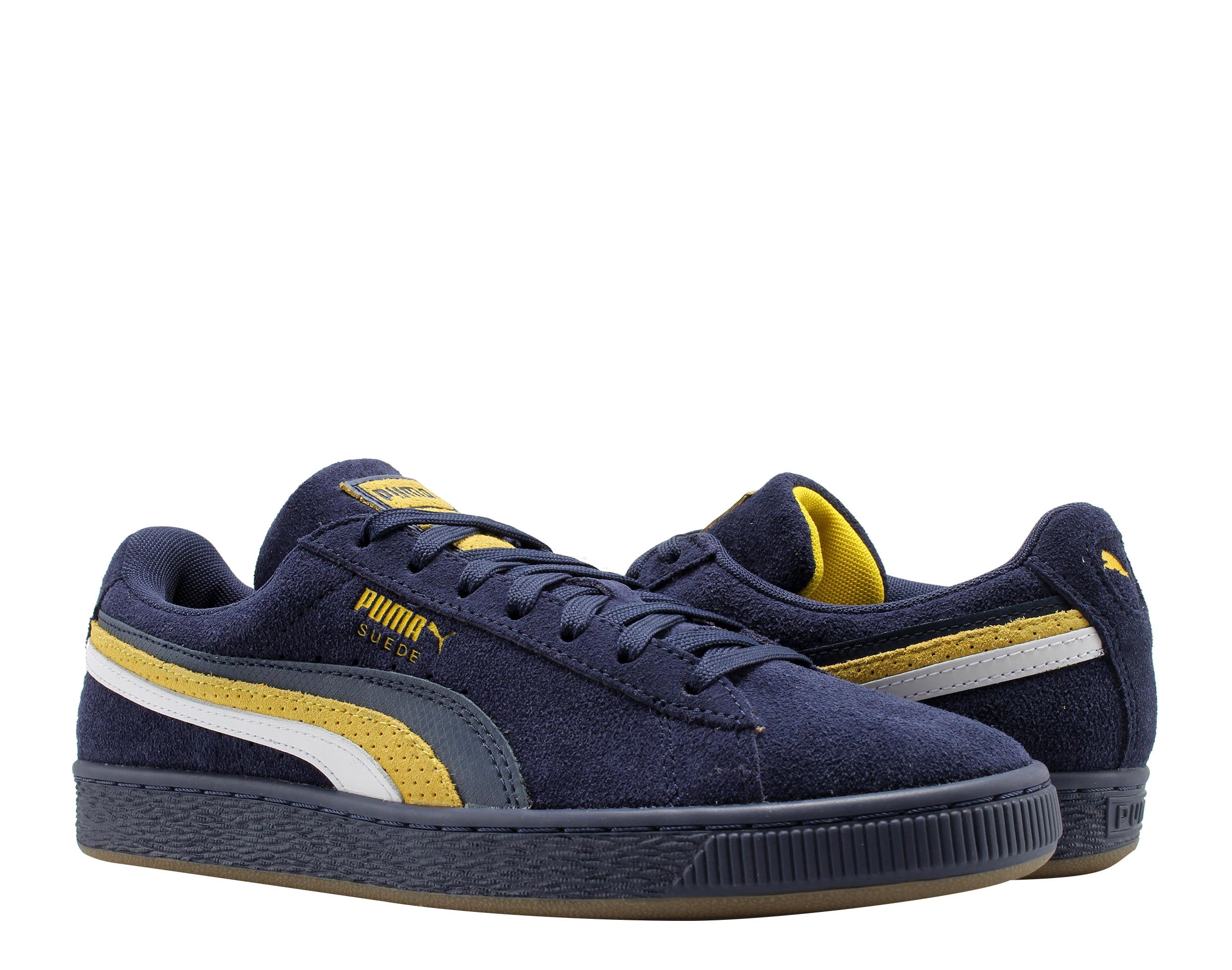 Puma casuals. Puma Suede Classic желтые. Yellow Puma Suede. Кеды Пума Кэжуал. Синя черно жёлтый Пума.