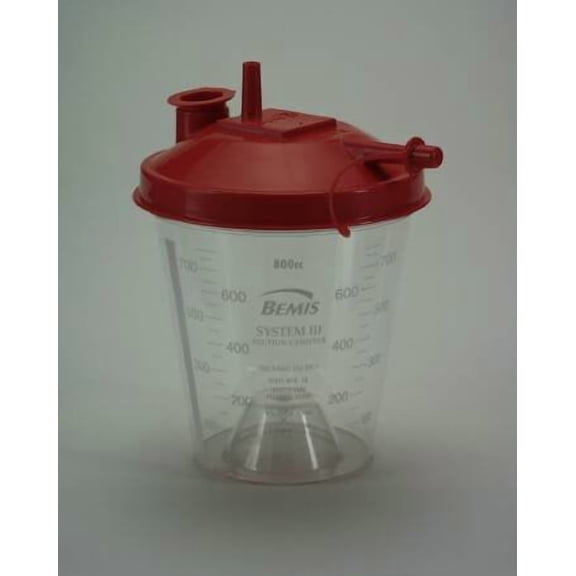 Hydrophobic Suction Canister 800 mL Pour Lid, 424410 - SOLD BY: PACK OF ONE