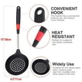 thumbnail image 2 of 15 Inch Length Silicone Slotted Spoon Restaurant Kitchen Scoop Skimmer Utensil Cooking Supplies, 2 of 7
