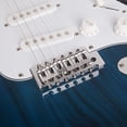 thumbnail image 3 of Ktaxon Monochrome Electric Guitar, 39" Length, 163.65 oz Weight, Rosewood Fingerboard, Blue, 3 of 6