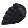 thumbnail image 1 of piezas de gorros de malla para peluca, elásticos y transpirables, para mujeres y hombres negros (negro), 1 of 7