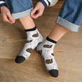 thumbnail image 3 of Pofeuu Cute Swan Print 30cm Socks, Adult Running Hiking Socks for Youth and Adult, 3 of 7