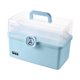 thumbnail image 2 of Caja de medicamentos portátil, contenedores de almacenamiento de medicamentos con asa, botiquín de primeros de auxilios funciones de 3 capas para BLESIY Contenedores de primeros auxilios, 2 of 6