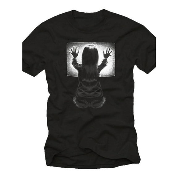 Cool horror HALLOWEEN T-Shirt for Men with Poltergeist movie print Black Halloween Costume 100%  cotton