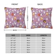 thumbnail image 2 of Pofeuu Lovely Animals Print Double-sided plush pillowcase Square Throw Pillow Covers Pillows Cover for Living Room Bedroom Sofa Couch Cushion Cover（No pillow core）-16"x16", 2 of 7