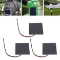 thumbnail image 4 of Kits de Paneles Solares de Bricolaje, Ahorro de Energía Compacta de Silicio Monocristalino Panelos Pequeños Solares 3 Establecidos para Materiales Fotovoltaicos, 4 of 7