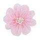 thumbnail image 1 of Xiao Hua 10 flores de organza con apliques de cuentas (rosa), 1 of 5