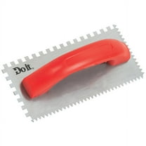 Do it Best Tools V-Notch Trowel 311375 - 1/4 In. Square & V-Notched - Red
