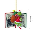 2024 Grinch Christmas Tree Decorations Stole Christmas Resin Pendant Christmas Tree Decoration