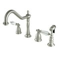 thumbnail image 4 of Kingston Brass Ks1791wllbs Widespread Kitchen Faucet, Polished Chrome - Polished Chrome, 4 of 4