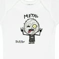 thumbnail image 4 of Inktastic Metal Face Boys or Girls Baby Bodysuit, 4 of 5