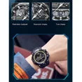 thumbnail image 4 of Reloj Sanda-3133 Impermeable Casual Correa Militar Color Negro/Dorado, 4 of 7