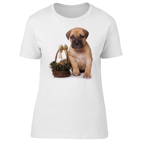 Cute Golden Cane Corso Puppy Dog T-Shirt Women -Image by Shutterstock, Female x-Large