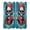 chudan-3, variant on Dancing Cute Skull Man Blackout Curtains for Bedroom Curtains Insulated Room Darkening Window Drapes for Living Room