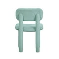 thumbnail image 5 of Elise Pale Blue Velvet Dining Chair, 5 of 7