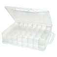 thumbnail image 1 of Caboodle Double Sided Clear Plastic Thread Organizer w/ 46 Compartments, 1 of 5