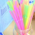 thumbnail image 5 of 100-Pack Plastic Drinking Straws, 8.3 Inches Long, Hygienic and Convenient for Beverages, Perfect for Parties, Weddings, and Family Gatherings, 5 of 7