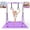 Purple, variant on Dolonm Kids Home Gymnastics Equipment Bar with Mat, Foldable Practice Gymnastics Bar, Sturdy and Stable Steel Frame for Ages 3–8, Easy Assemble, Pink