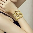 thumbnail image 5 of Snake Bracelet Women's Watch Gold Steel Wrapped Strap Quartz Watches Women Casual Ladies Wristwatch, 5 of 5