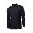 thumbnail image 2 of Stedman Mens Long Sleeved Cotton Polo, 2 of 4