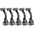 thumbnail image 1 of QUTETN 5 Pack Adjustable Document Holder Flexible Rotatable Paper Holder for Typing Desktop Document Holder Paper Stand Copy Holder Clip for Computer Monitor Canvas Clamp (Black), 1 of 5