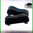 thumbnail image 2 of Ergonomic Memory Foam Armrest Cushion with Gel Cover - Height-Enhancing Support Pad for Office Chairs & Gaming Seats, Promotes Healthy Posture & Reduces Fatigue, Single Unit (Black, 26*8*4/7cm) -, 2 of 6