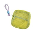thumbnail image 3 of AMLESO Purse Key Bag Mini Makeup Bag for Earbuds Mini Mirrors Lipstick Credit Card Yellow and Purple, 3 of 8