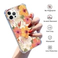 thumbnail image 2 of Dragonfly Flower Case for iPhone 12 Pro,Aesthetic Colourful Floral Plant Case for Men Women,Unique Soft TPU Bumper Case Cover, 2 of 5