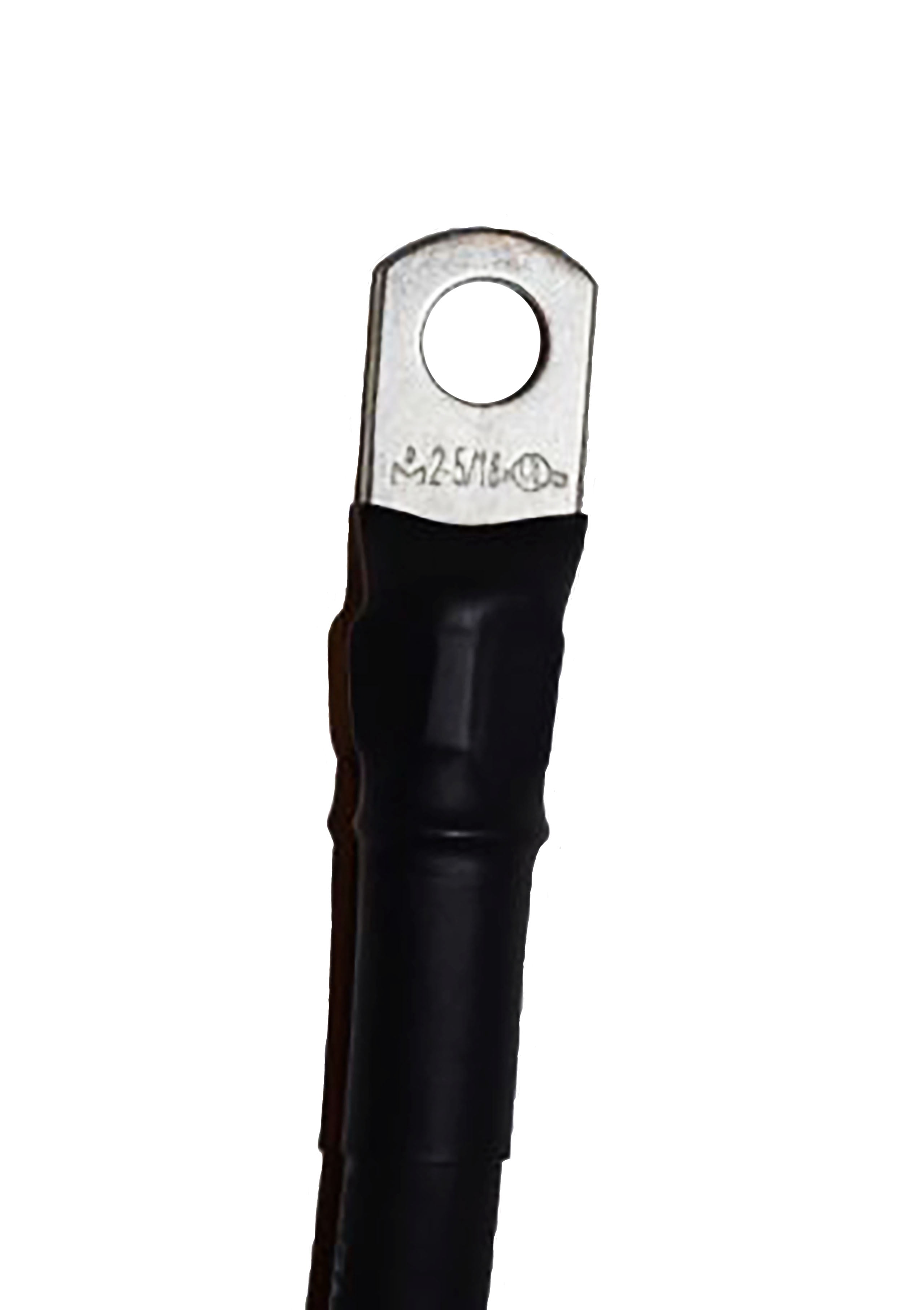 (20) 2 AWG Ring 5/16" Hole Tin Plated Copper Cable Lug Gauge With Heat Shrink