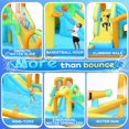 thumbnail image 3 of JOYMOR Kids Lawn Water Slide, Orange, 185 x 143 x 90 in, 3 of 8