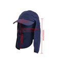 thumbnail image 2 of TureClos Foldable Sun Protection UV Fishing Camping Hiking Hat Windproof Sun Hat, 2 of 3