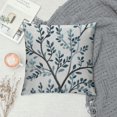 thumbnail image 2 of ONETECH  Classical Jacquard Teal Leaf Pattern Decorative Throw Pillow Case Cushion Cover, 2 of 5