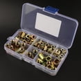 thumbnail image 4 of Galvanized Rivet Nut,100Pcs Galvanized Carbon Steel Flat Head Rivet Nut Rivet Nut Kit User-Friendly Design, 4 of 8