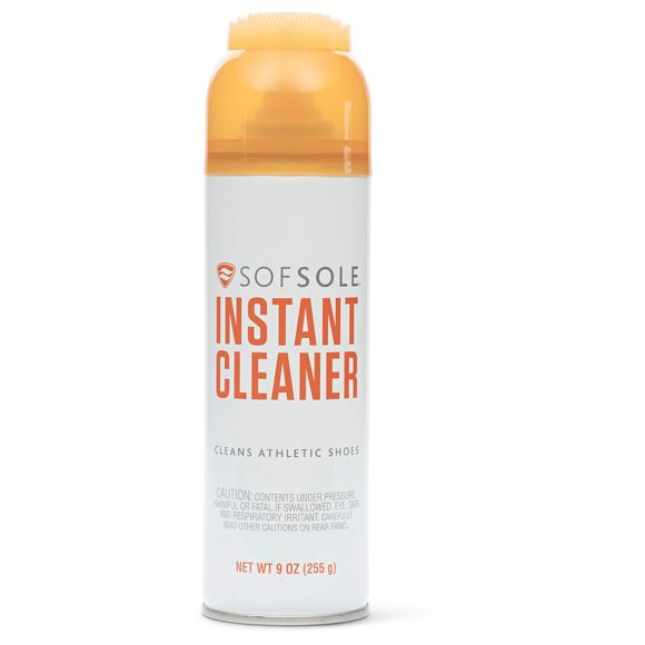 Sof Sole unisex-adult Instant Cleaner Foaming Stain Remover for Athletic Shoes, Black, 9-Ounce